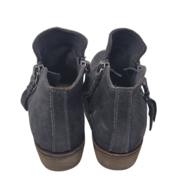 Dolce Vita Gray Leather Booties - Picture 3 of 8